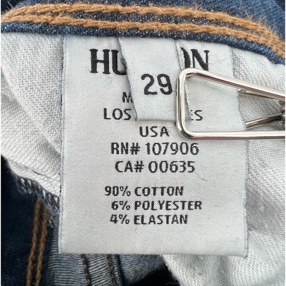 Hudson Beth Baby Boot Frayed Hem Jeans Size 29 Women's - Picture 4 of 6